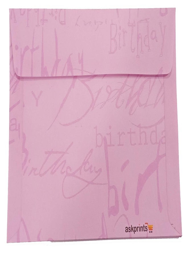 Askprints Birthday Metallic card Invitations with Enveopes - Kids Birthday Party Invitations for Girls (25 Count) BPC-1010 - Image 2